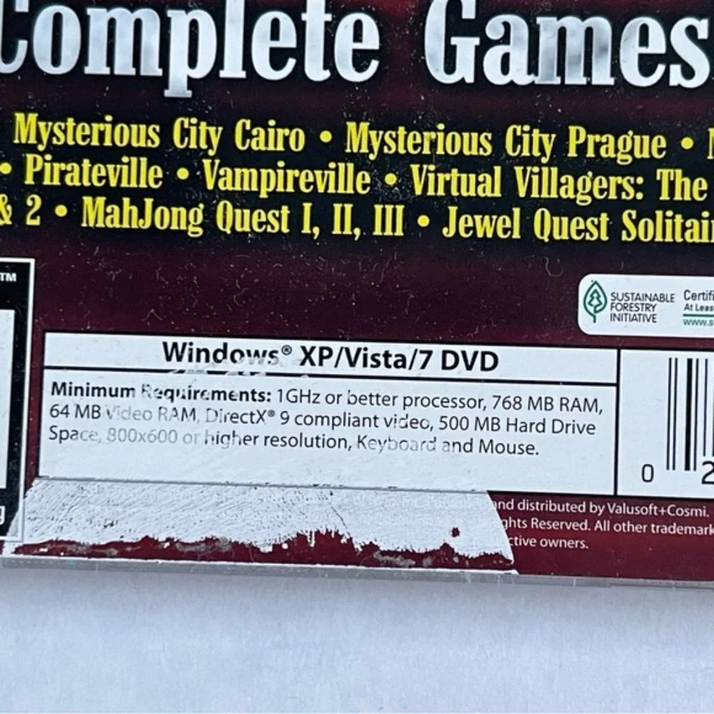 Mysterious Adventures 16 Games PC Games CD ROM E Everyone ESRB iWin Games 2012